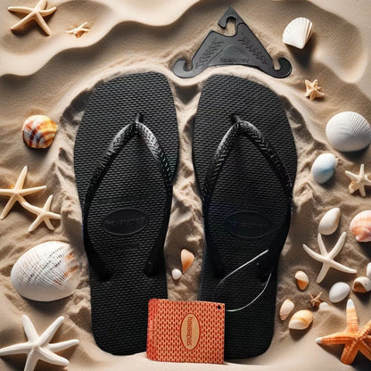 Summer 2025 New Women's Square Toe Flip Flops Outdoor Beach Sandals Luxury Women's Casual Slippers Size 35-42 Women's Shoes